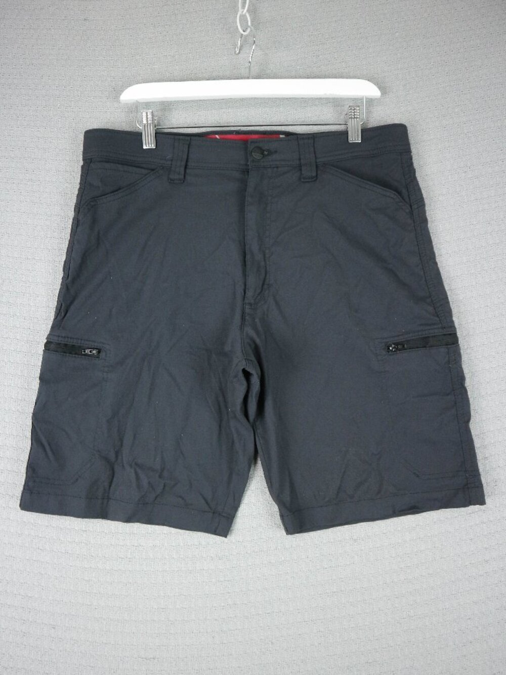 Wrangler All Terrain Cargo Shorts Outdoors Black 34W